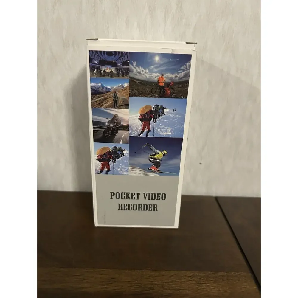 Taramico Pocket Video Recorder Digital Body Camera Black Mini Wearable Cam